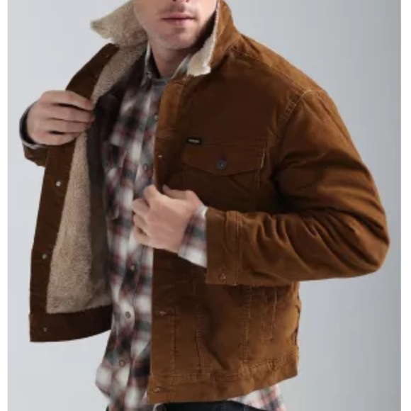Wrangler Other - Wrangler Sherpa Lined Corduroy Trucker Jacket Medium